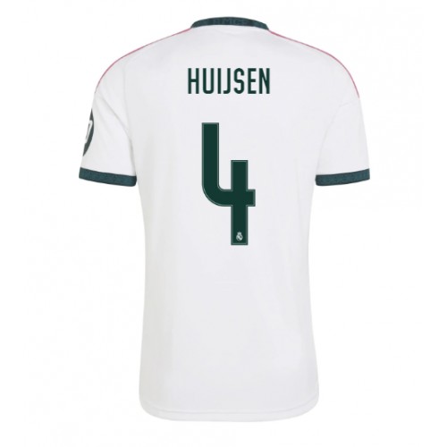 Pánský Fotbalový dres Real Madrid Dean Huijsen #4 2026-27 Domácí Krátký Rukáv